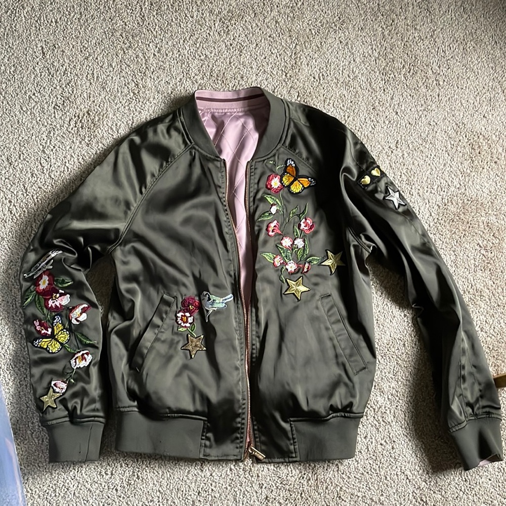 EXPRESS-Reversible mid season jacket